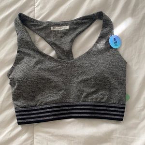Grey Sports Bra